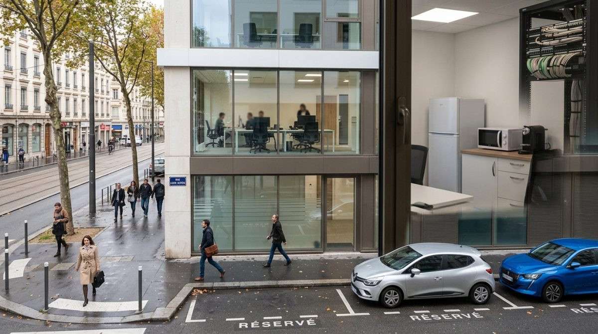 Vente bureaux 139m² rue Louis Guérin Villeurbanne