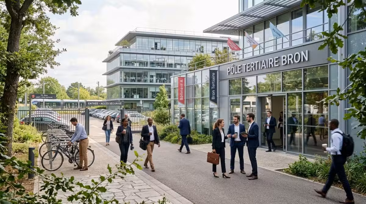 Vente plateau bureaux neufs de 622.50m² à Bron