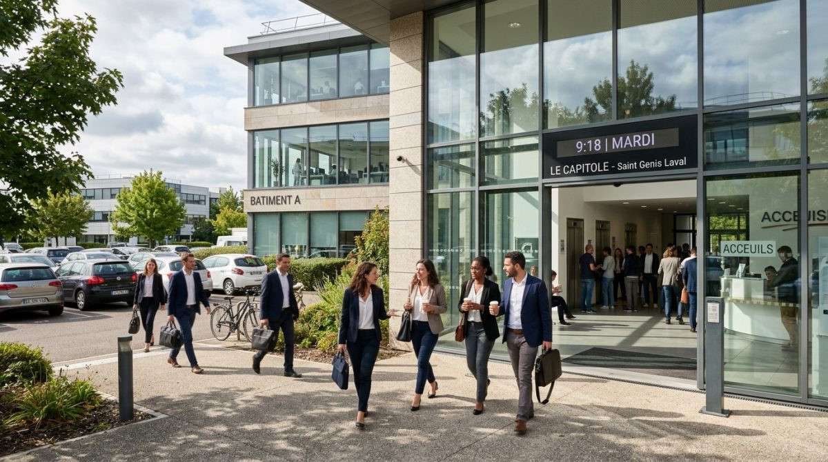 Bureau 163m² à louer à Saint Genis Laval A450