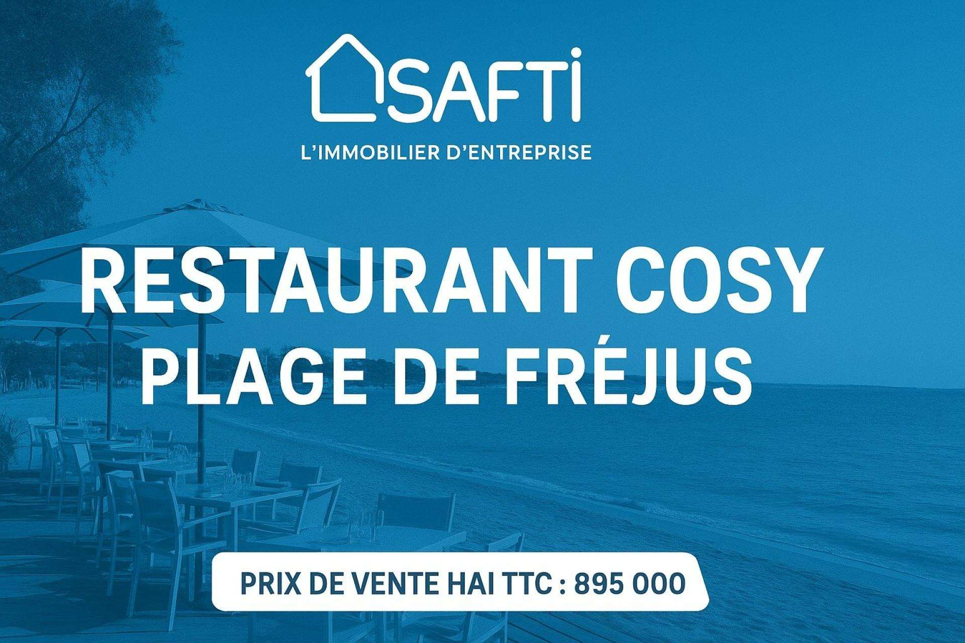 Vente restaurant en bord de plage rare à Fréjus