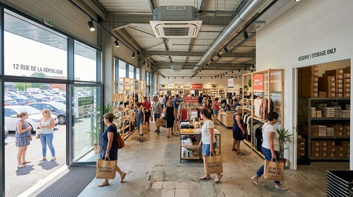 Local avec stockage 450m² à louer à Issoire