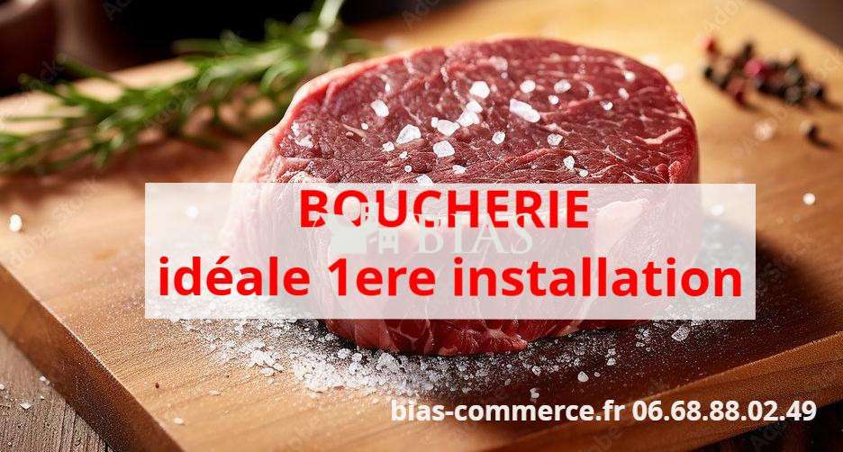 Vente FDC boucherie centre bourg dynamique 76 