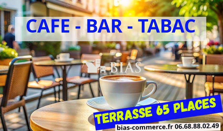 Cède bar tabac loto terrasse limo avec log dept 76