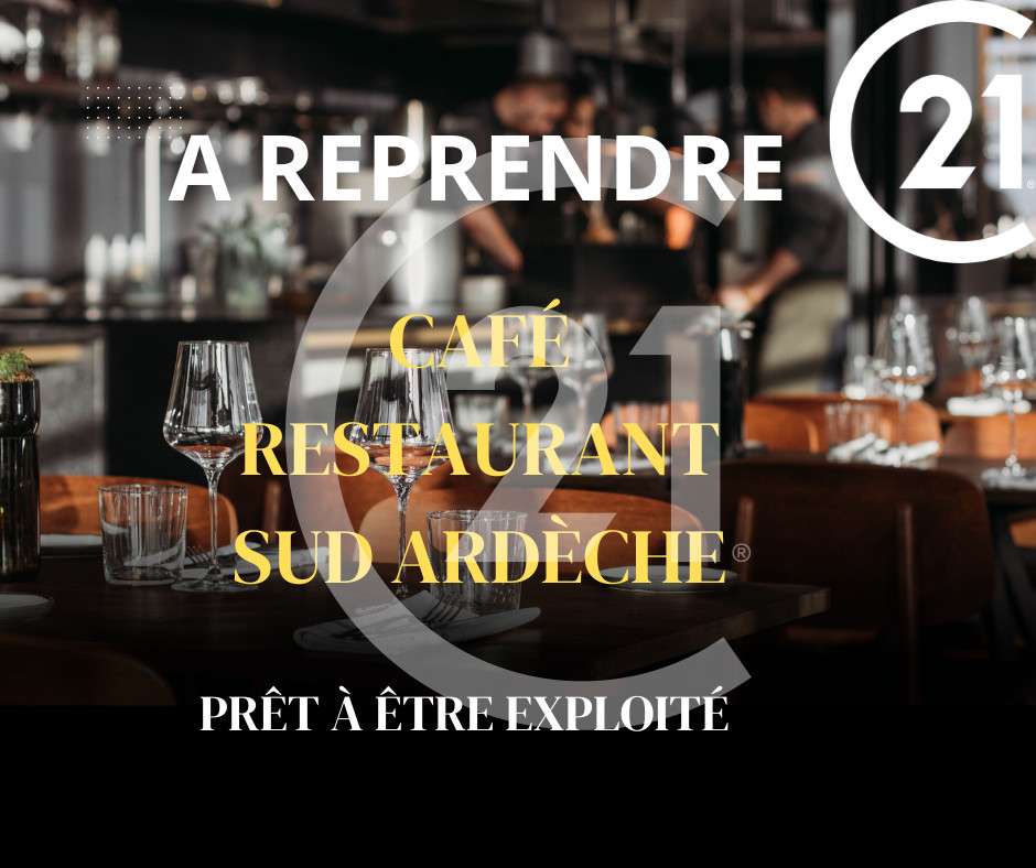 FDC café restaurant à vendre en ville Sud Ardèche