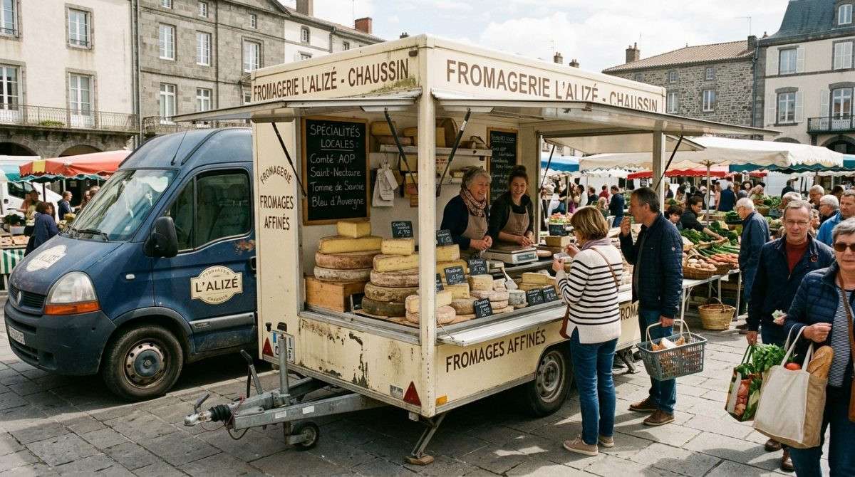 Vente FDC fromagerie sur marches à Chamalières
