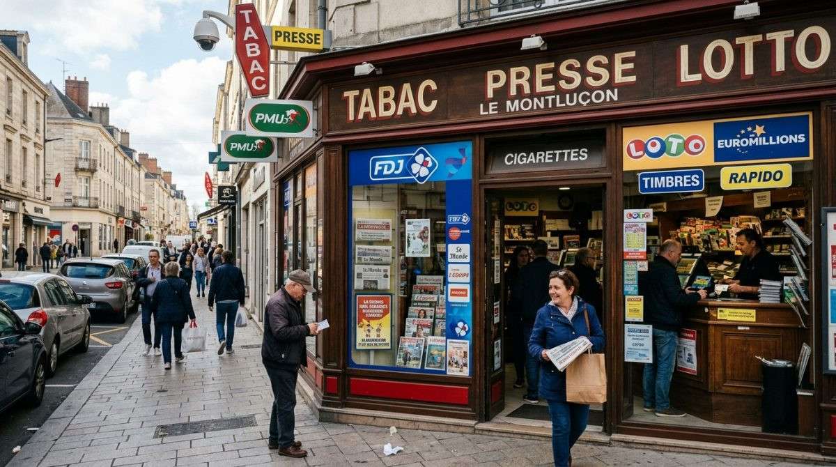 A vendre FDC Tabac Presse Loto FDJ PMU à Montluçon
