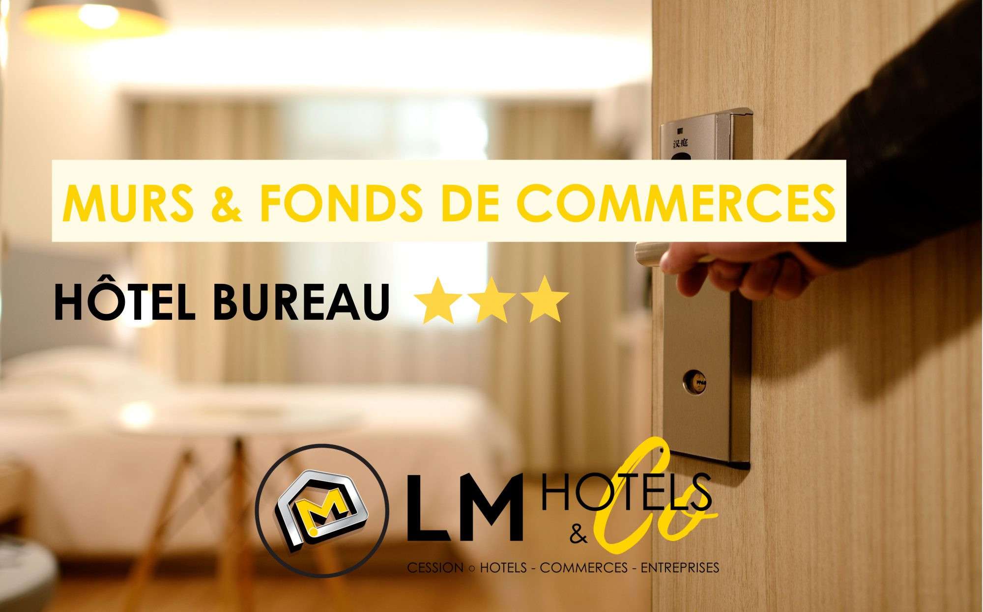 Vente hôtel bureau environnement privilégié Manche