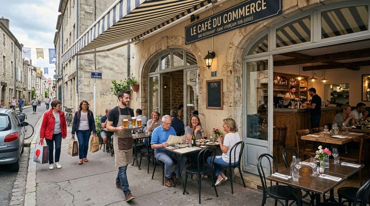 A vendre murs et fonds bar-restaurant St-Pourçain
