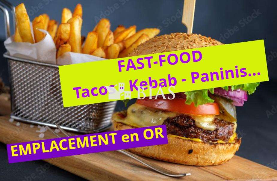 A vendre FDC fast-food sandwicherie kebab tacos 76