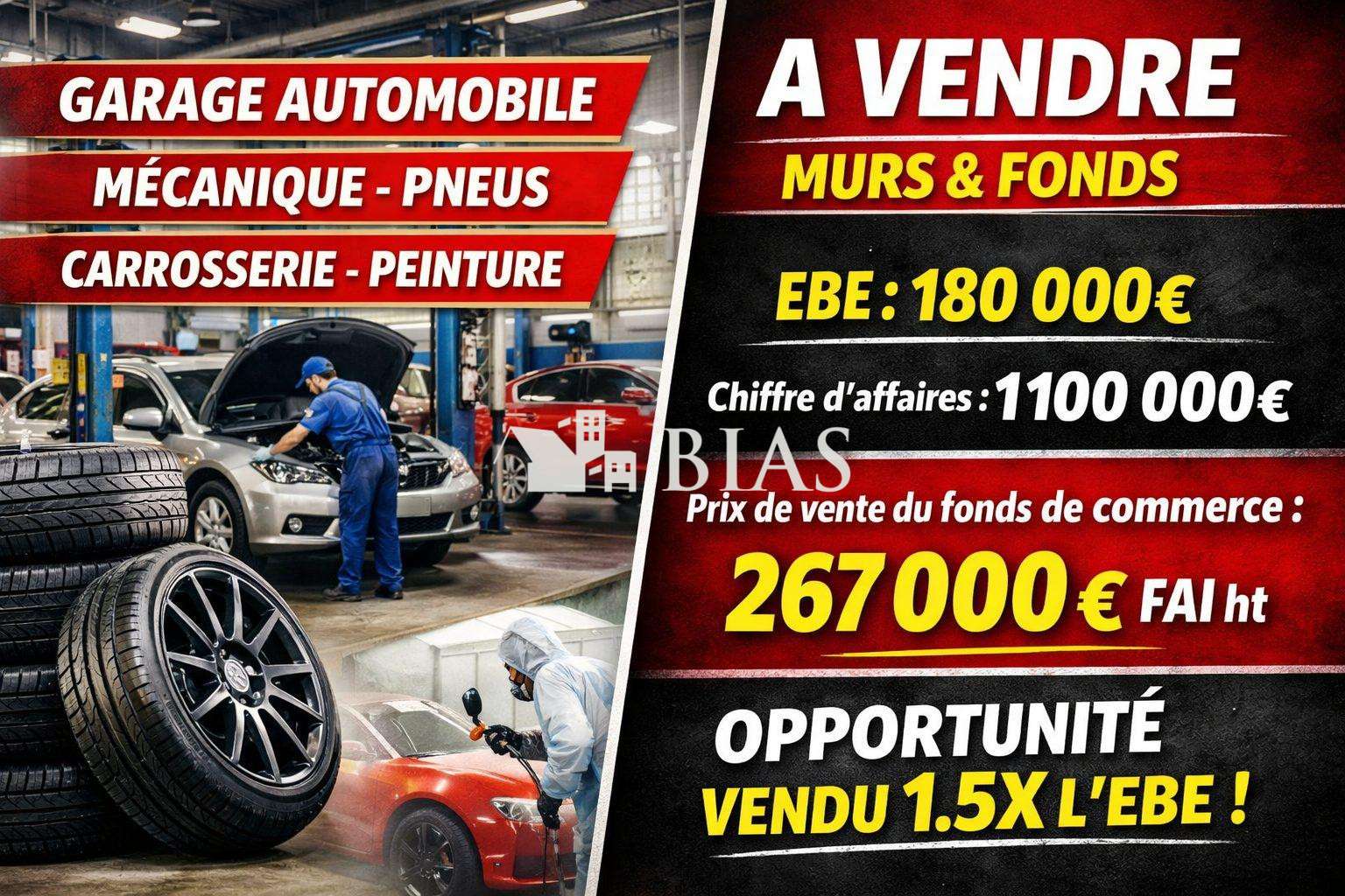 Vente garage automobile en Seine Maritime