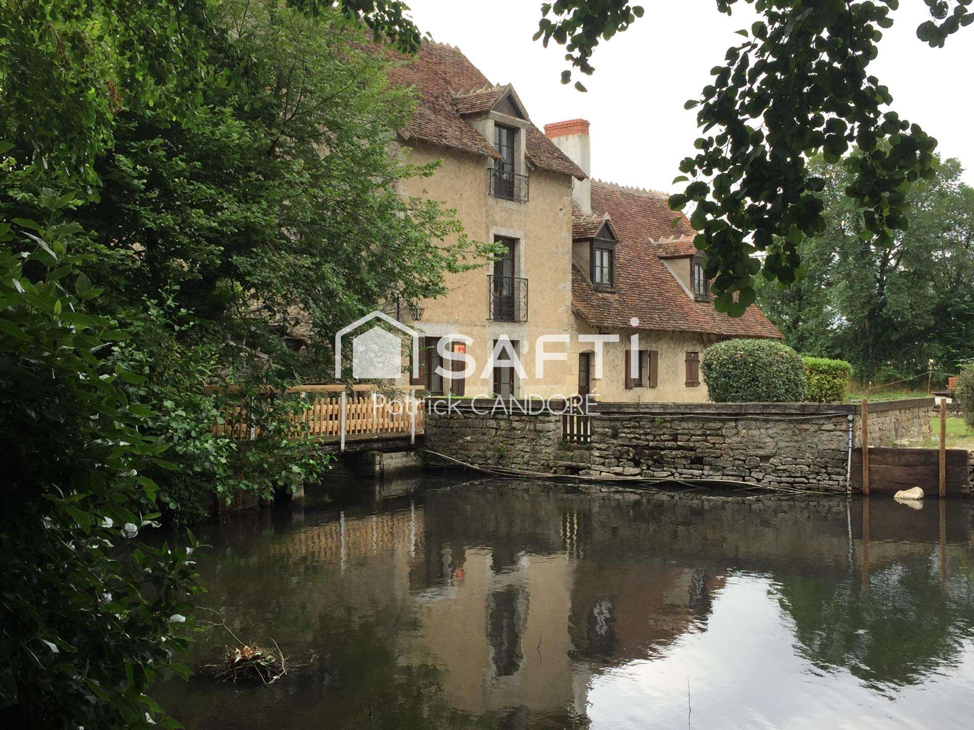 Vente authentique moulin à eau du 18ème à Bannegon