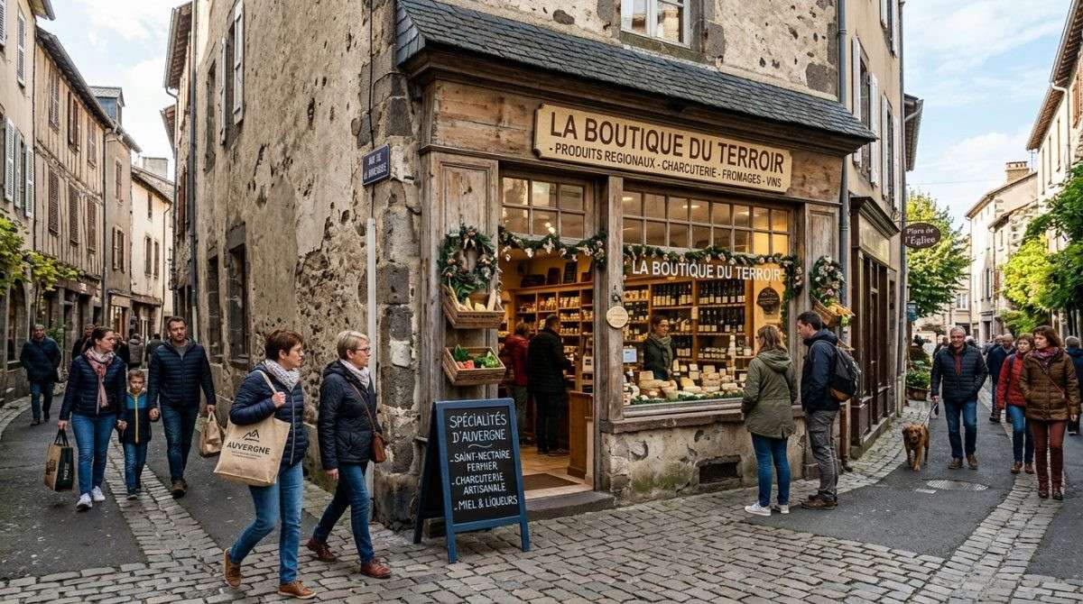 Vente commerce de produits d'Auvergne Champeix