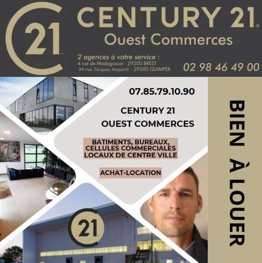 A louer magnifiques bureaux lumineux à Quimper