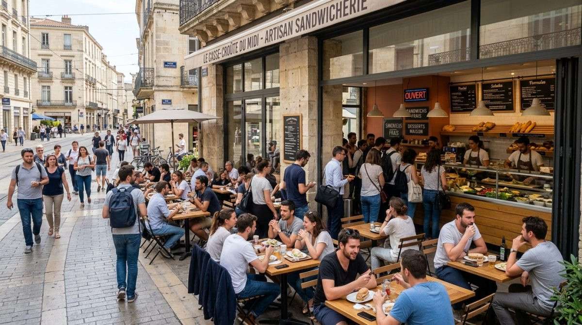 A vendre sandwicherie Montpellier quartier bureaux