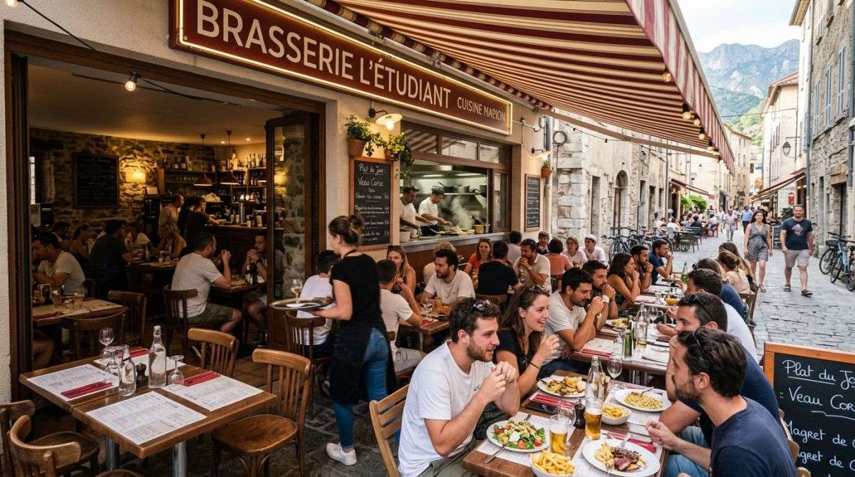 AV fonds de commerce brasserie restauration Corte