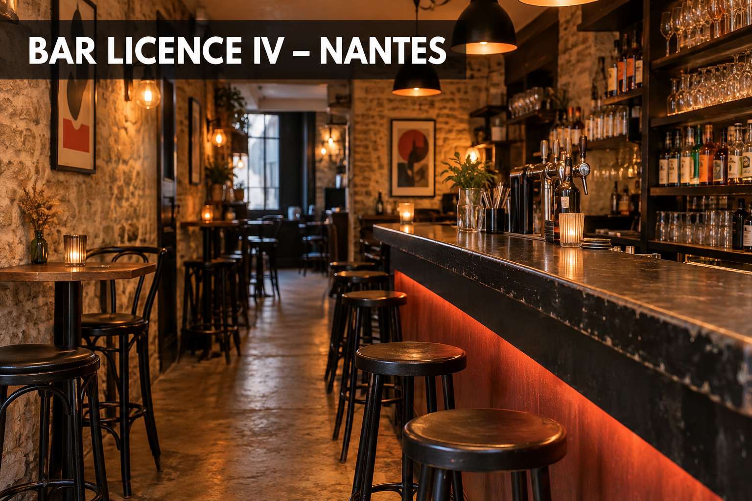 Bar licence IV avec terrasse - Nantes