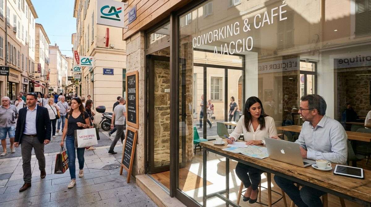 A céder boutique 70m² à Ajaccio zone Miot Lantivy