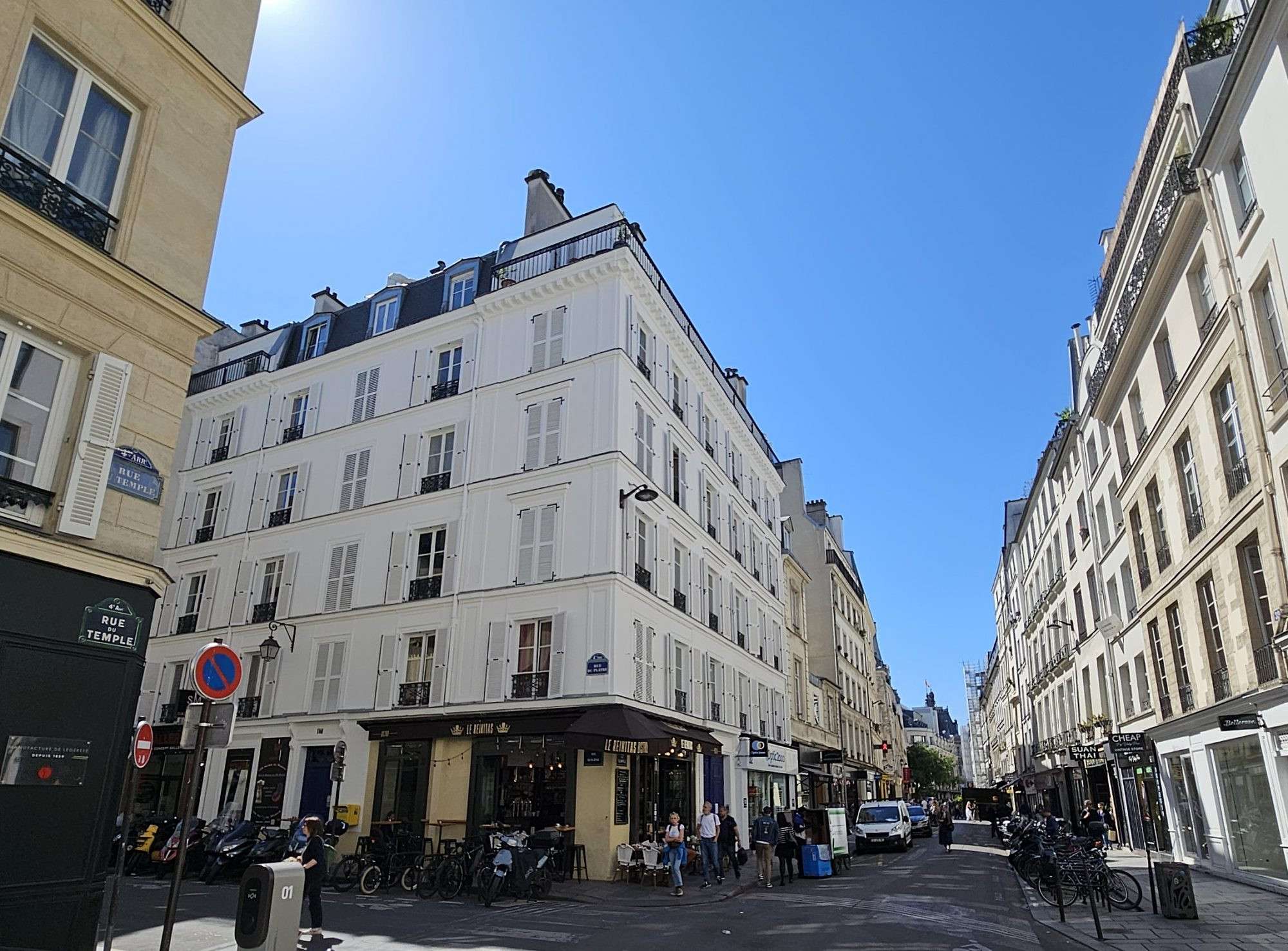 Location bureaux 186m² rue du Temple 75004