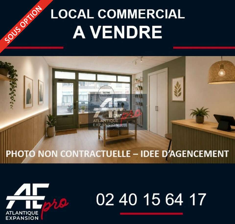Local commercial à vendre entrée de Saint-Nazaire