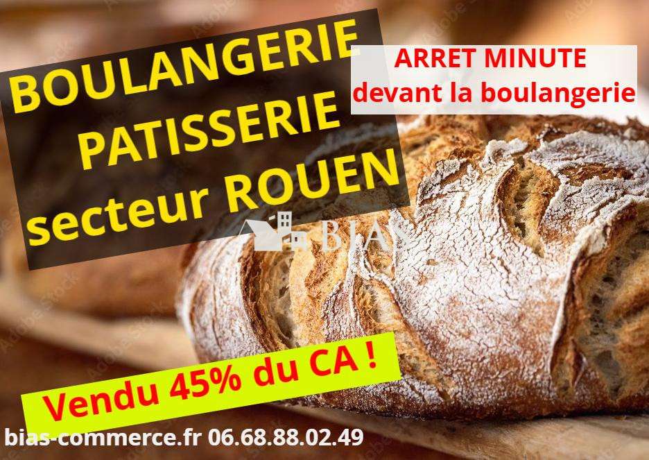 Cède boulangerie pâtisserie vendue 45 % du ca 76