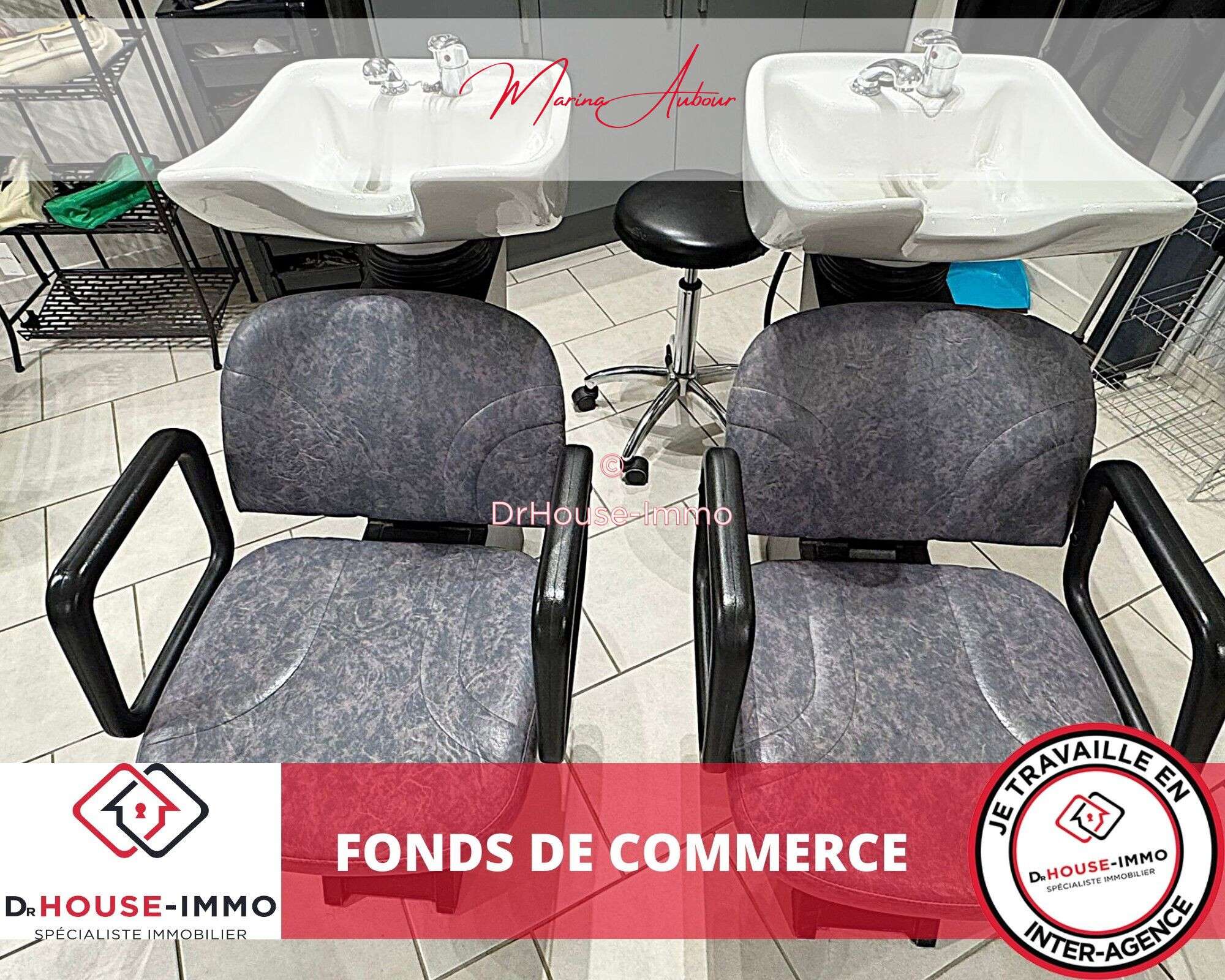 Cède salon de coiffure rénové en village calme 86