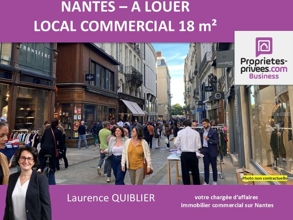A louer local 18m² proche Place Royale à Nantes
