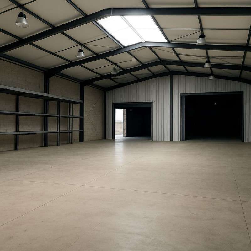 Vente local 1200m² sur terrain 5500m² sur Longwy 