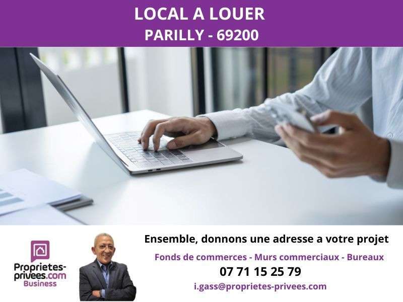 A louer local 100m² métro Parilly à Vénissieux