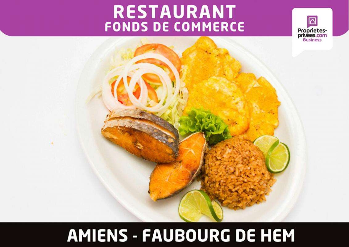 Vente restaurant logement à Amiens faubourg de Hem