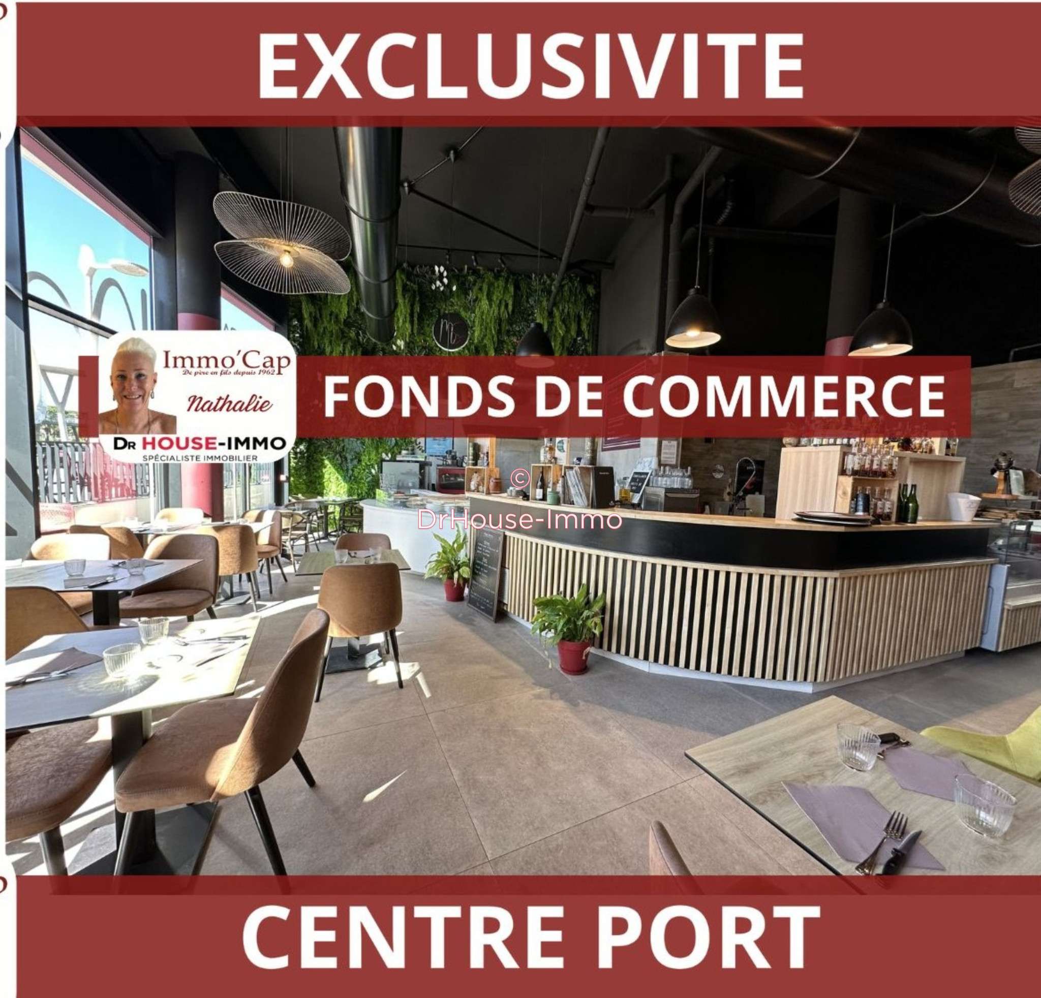 Vente restaurant bistrot terre & mer au Cap d'Agde
