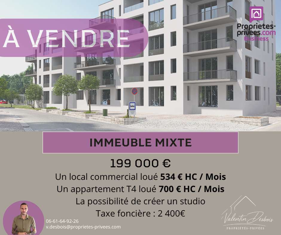 A vendre immeuble mixte secteur Carcassonne
