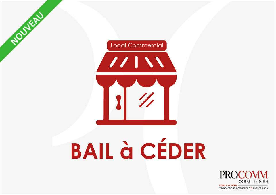 Droit au bail 30m² belle visibilité à Saint Paul