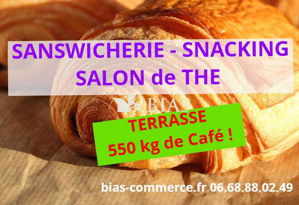 Vente sandwicherie viennoiserie salon de thé 76