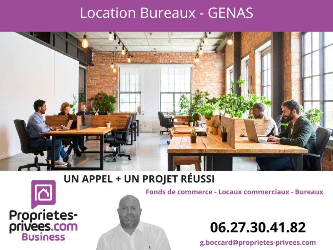 Location magnifique plateau bureaux 825m² à Genas