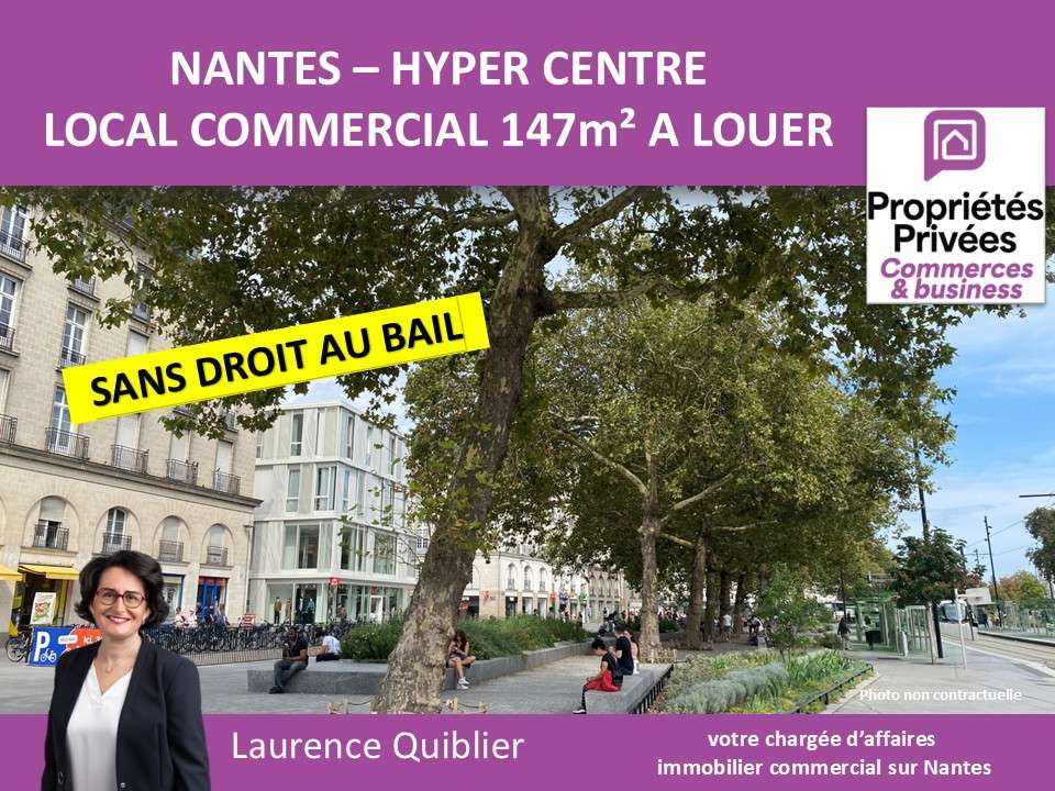Local commercial à louer 143m² à Nantes centre