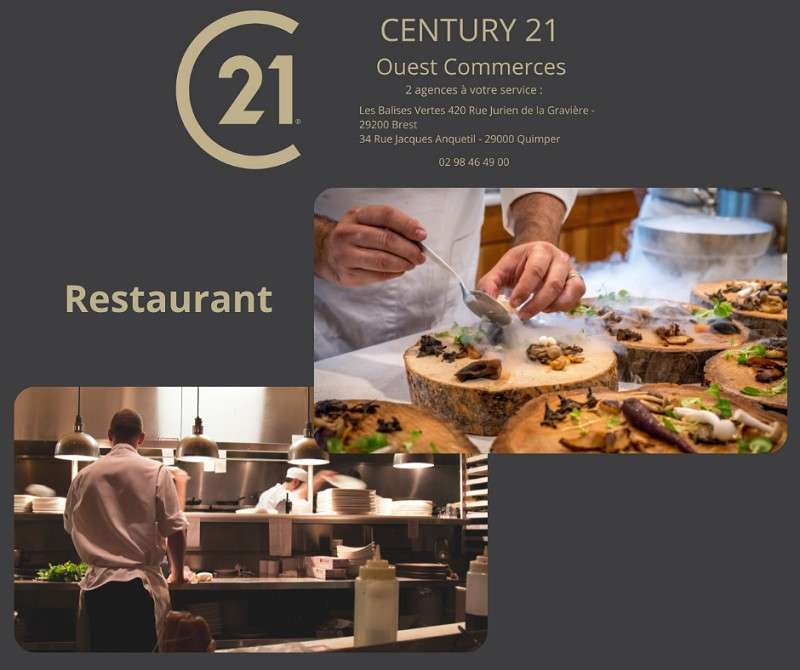 Vente restaurant bar 200 places secteur Quimper