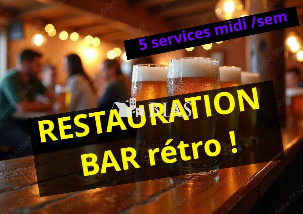 Vente restaurant bar vintage esprit unique dept 76