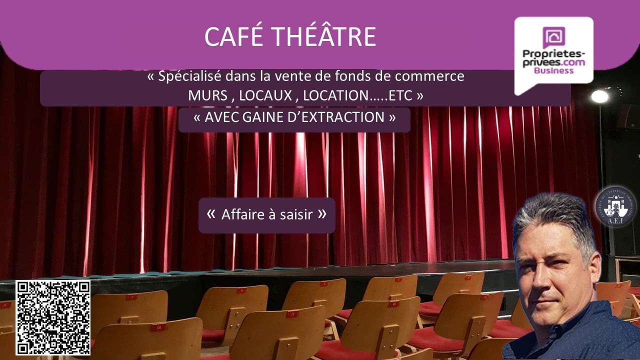 Vente café théâtre cabaret réputé à Lyon 69005