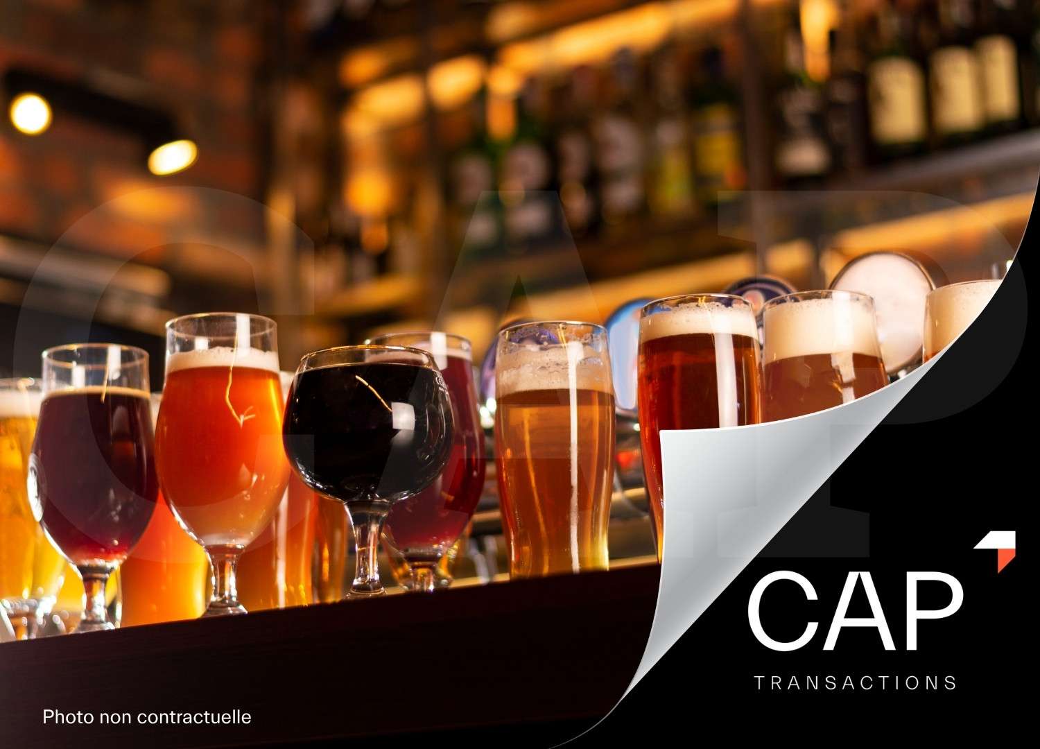 Vente bar à bières et cave à vins Côte d'Emeraude