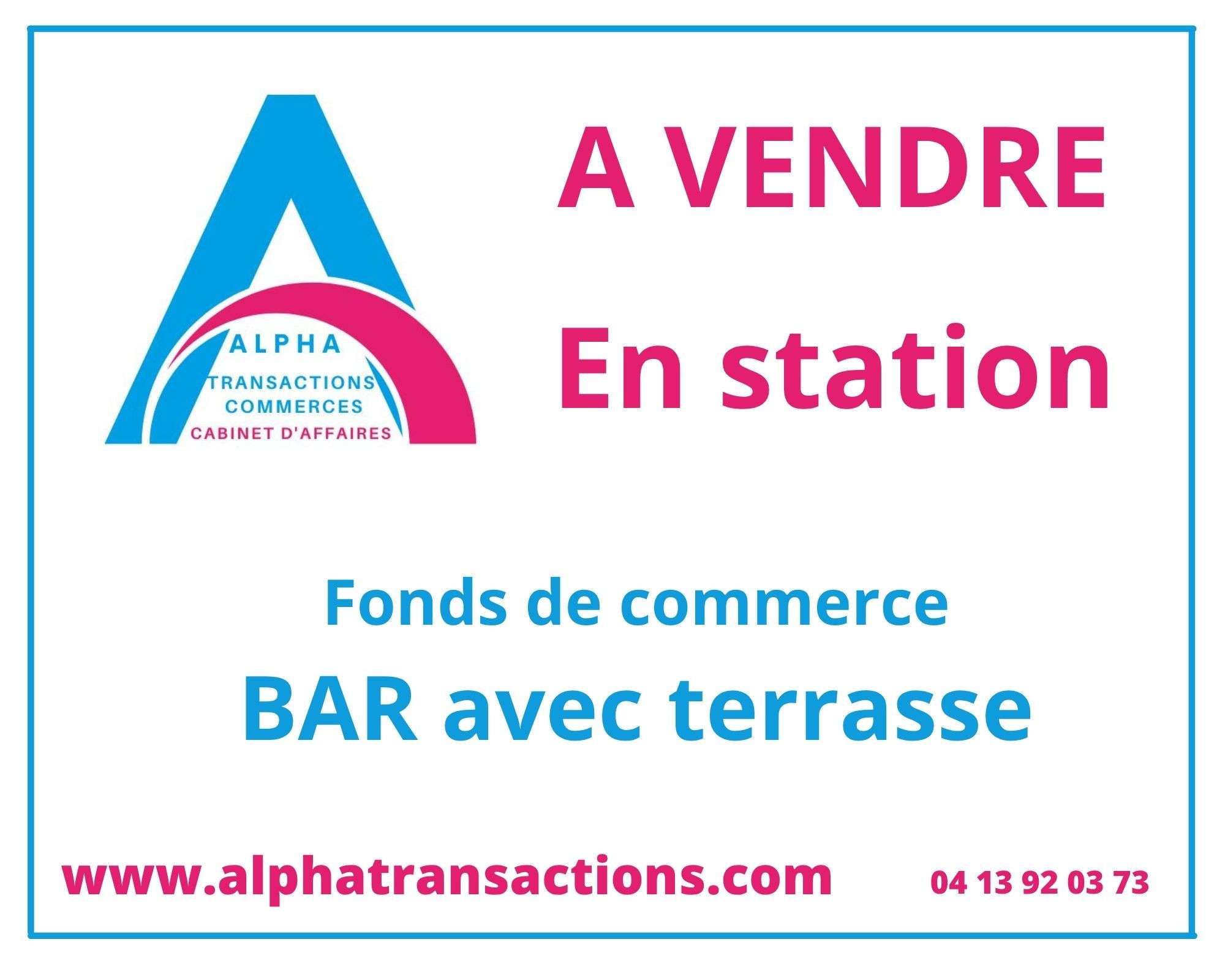 EXCLUSIVITÉ bar et petite restauration en station