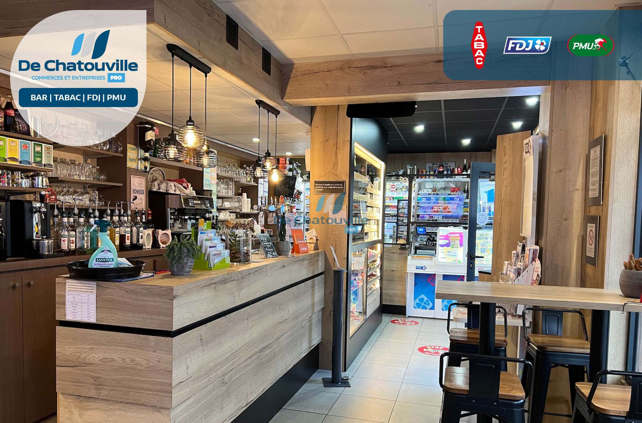 Vente bar tabac FDJ PMU en centre ville dept Loire