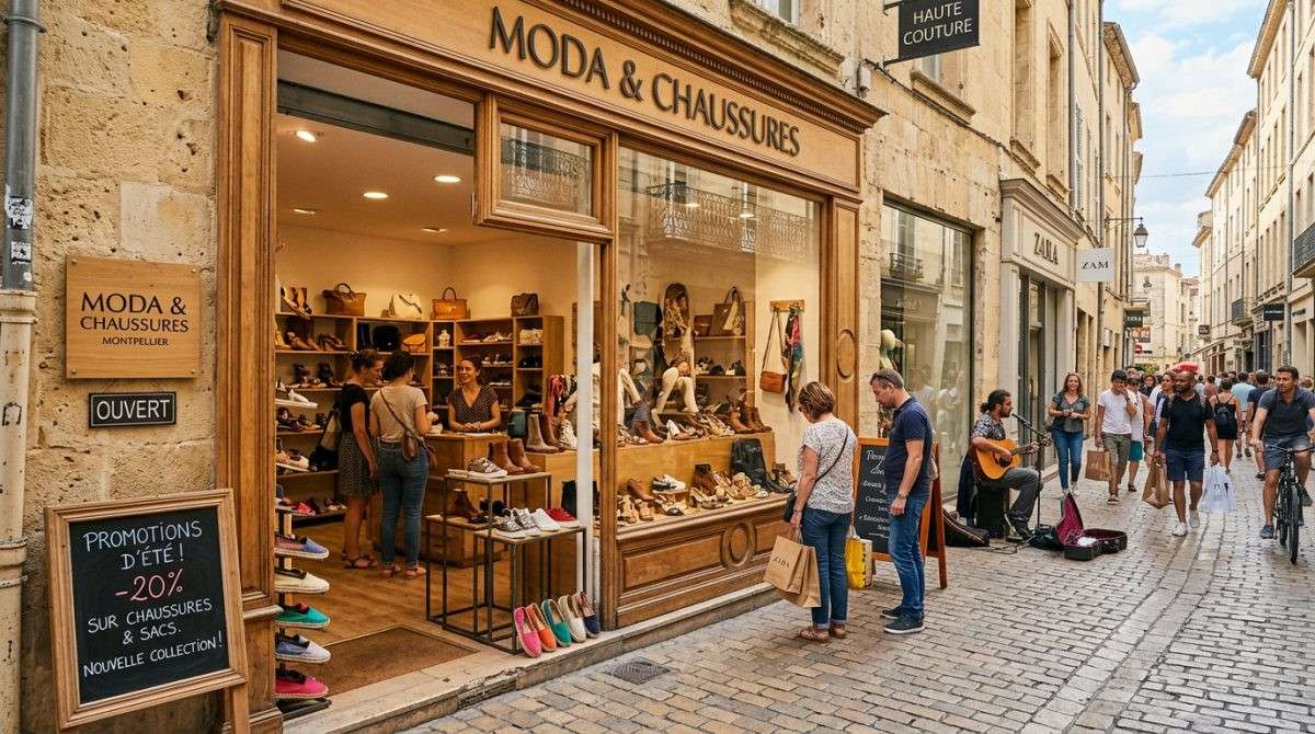 Vente FDC chaussures sous enseigne à Montpellier