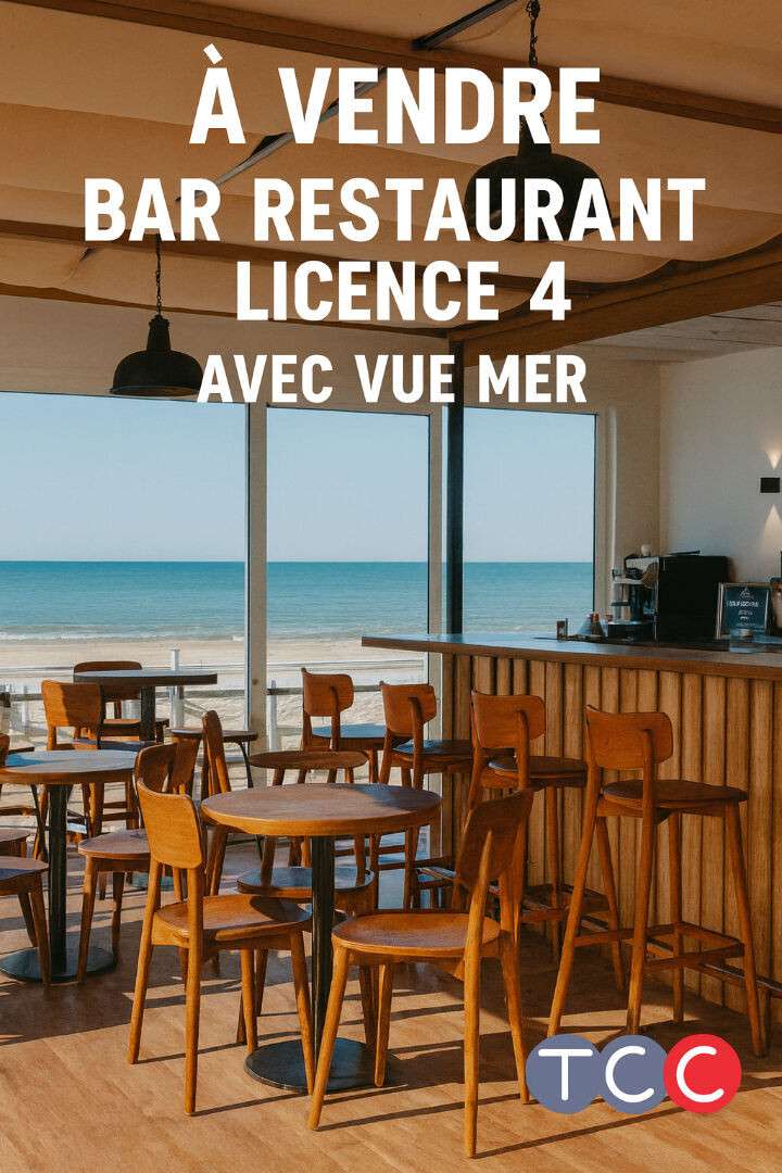 A vendre bar restaurant lic IV vue mer au Val