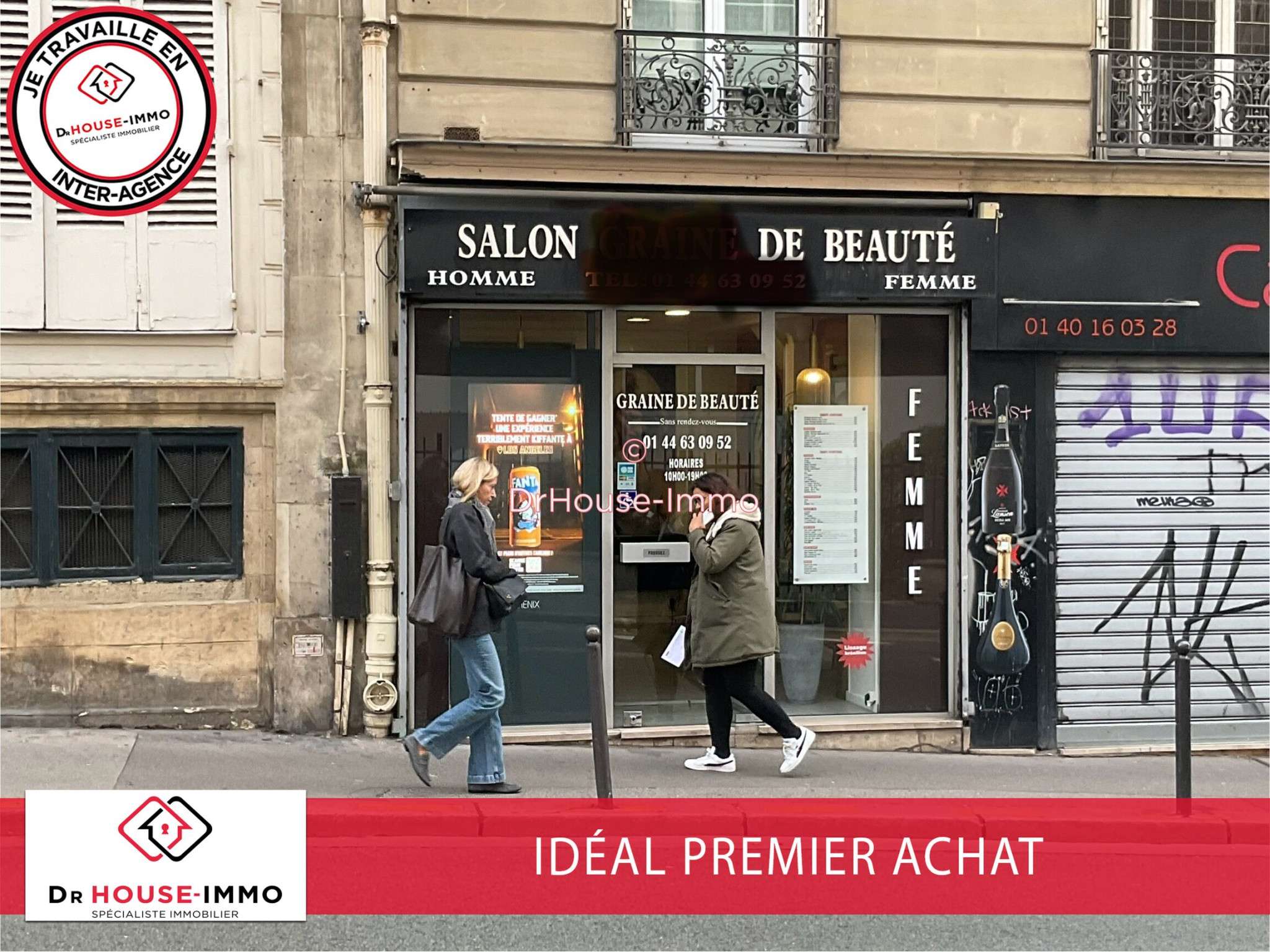 Vente salon de coiffure et esthétique à Paris