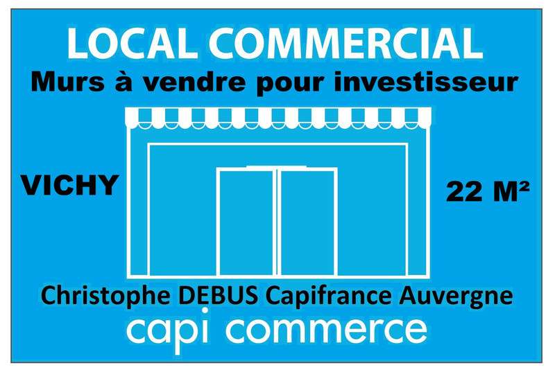 Murs magasin à vendre axe très fréquenté à Vichy 