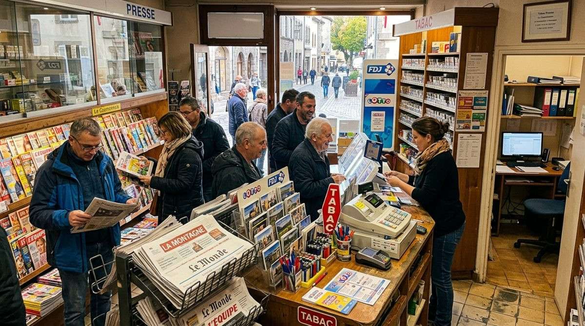 FDC tabac presse FDJ à vendre à 15 min de Cournon