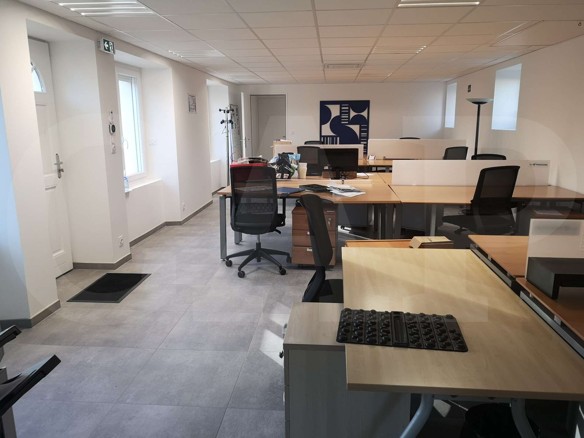 A louer plateau de bureaux 104m² refait neuf Baud