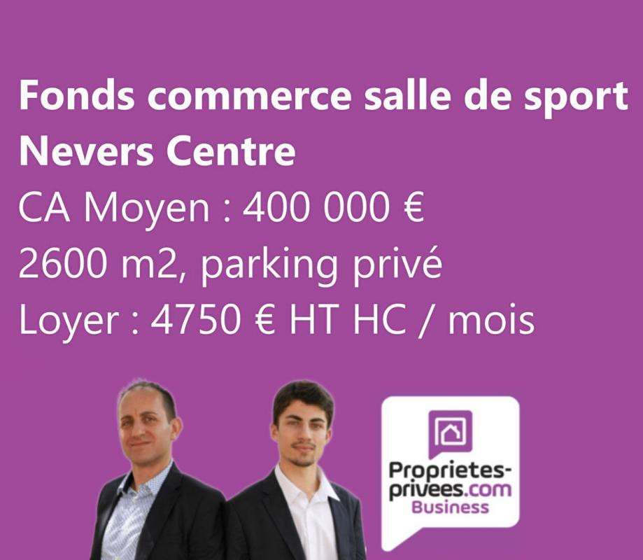 Vente fonds de commerce salle de sport à Nevers