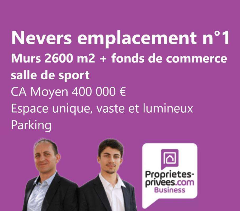 Vente murs et fonds salle de sport Nevers centre 
