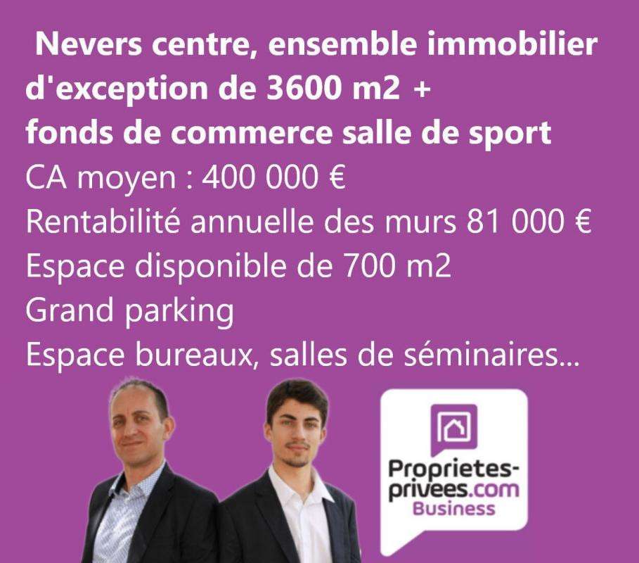 Vente ensemble d'exception 3.600m² à Nevers